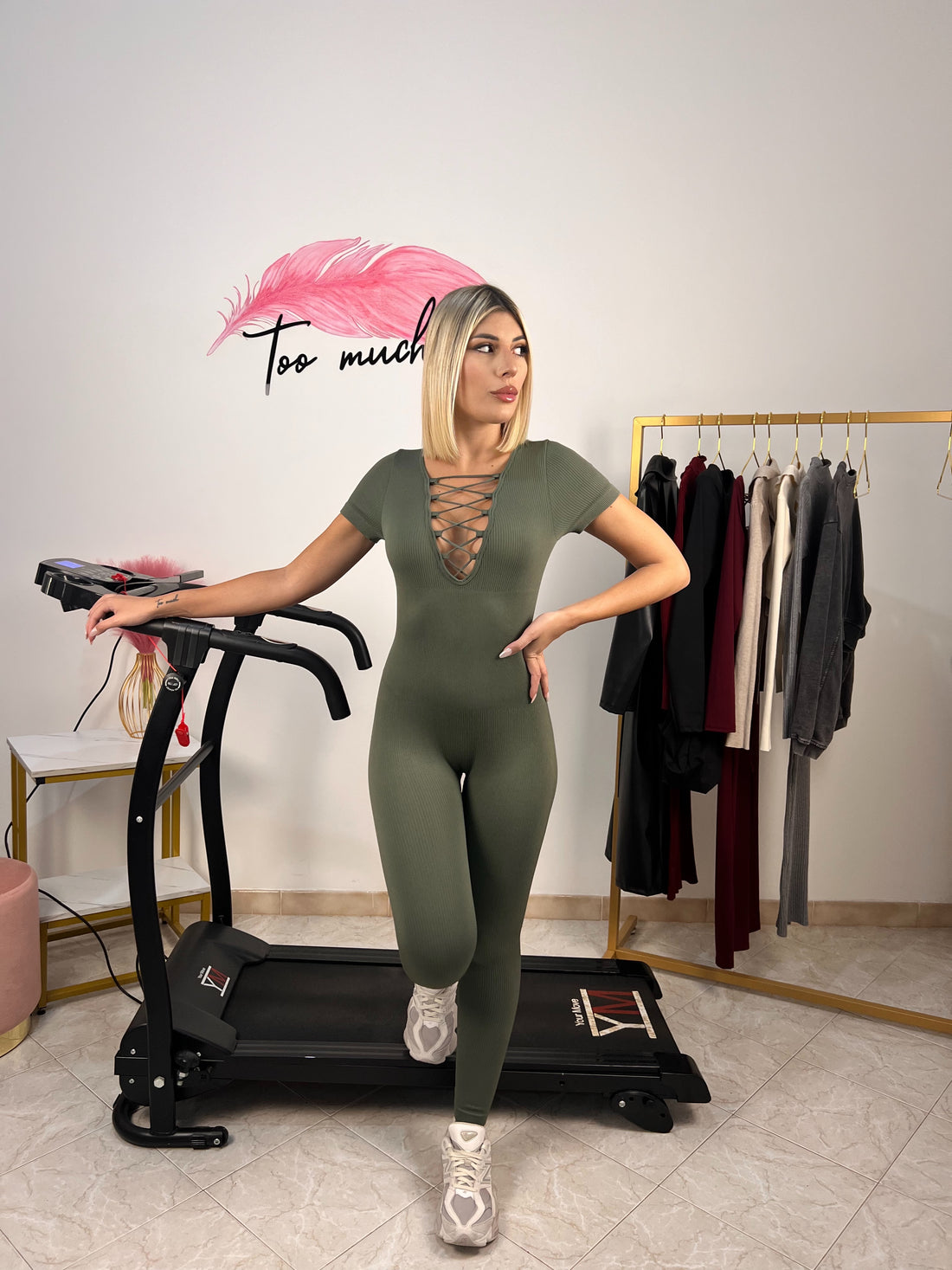 Jumpsuite back to Gym